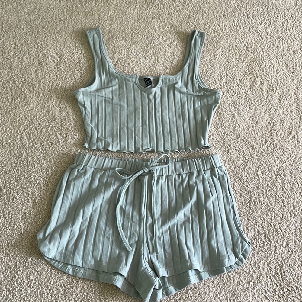 Mint green matching set
